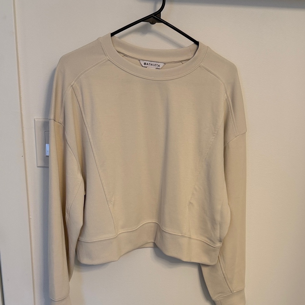 Athleta Seasoft Rib Sweatshirt